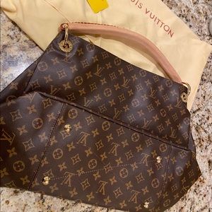 Brown Canvas Purse & Wallet